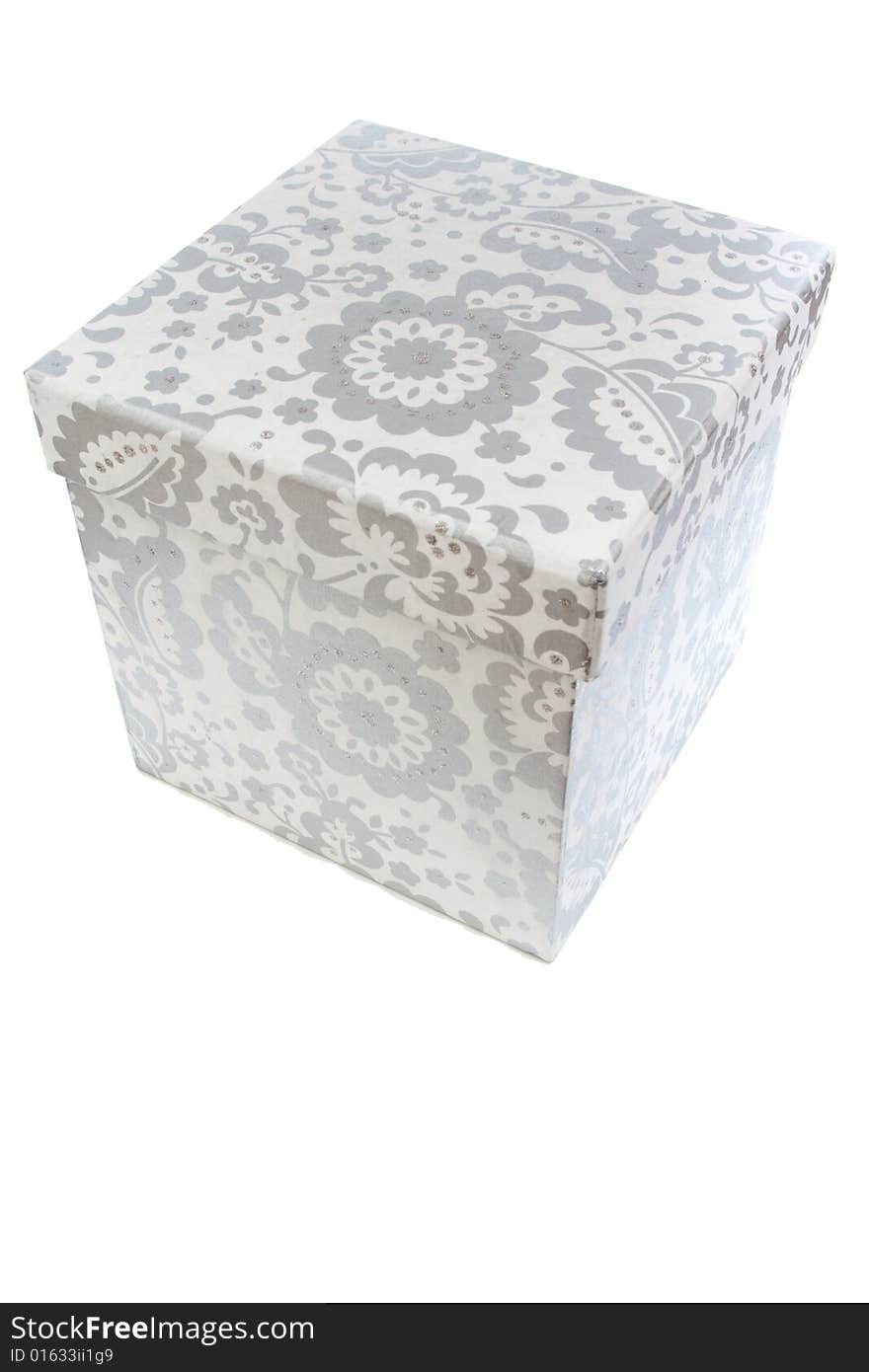 Gift box isolated on a white background