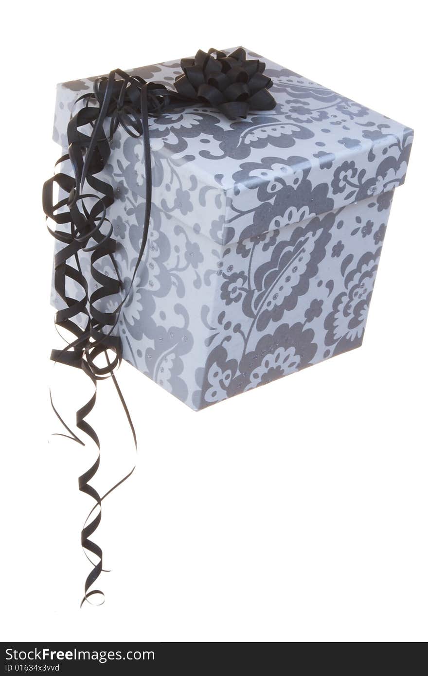 Gift box isolated on a white background