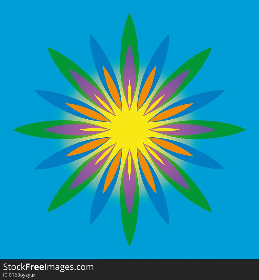 Geometric decoration (vector)