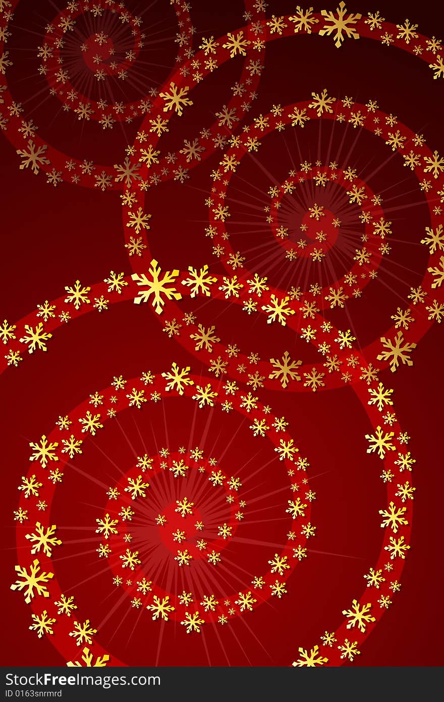 Vector illustratio of Christmas Snowflake Decoration