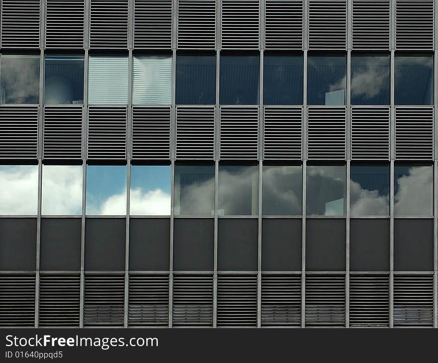 Clouds in a window