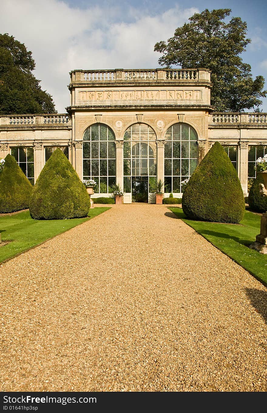 An English country garden