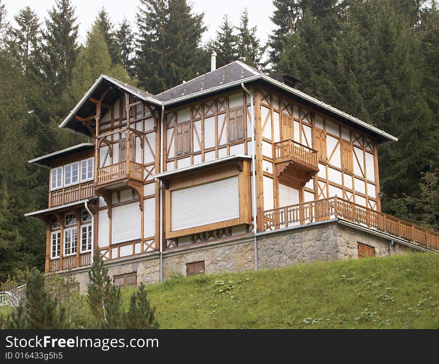 Mountain hut in Italy