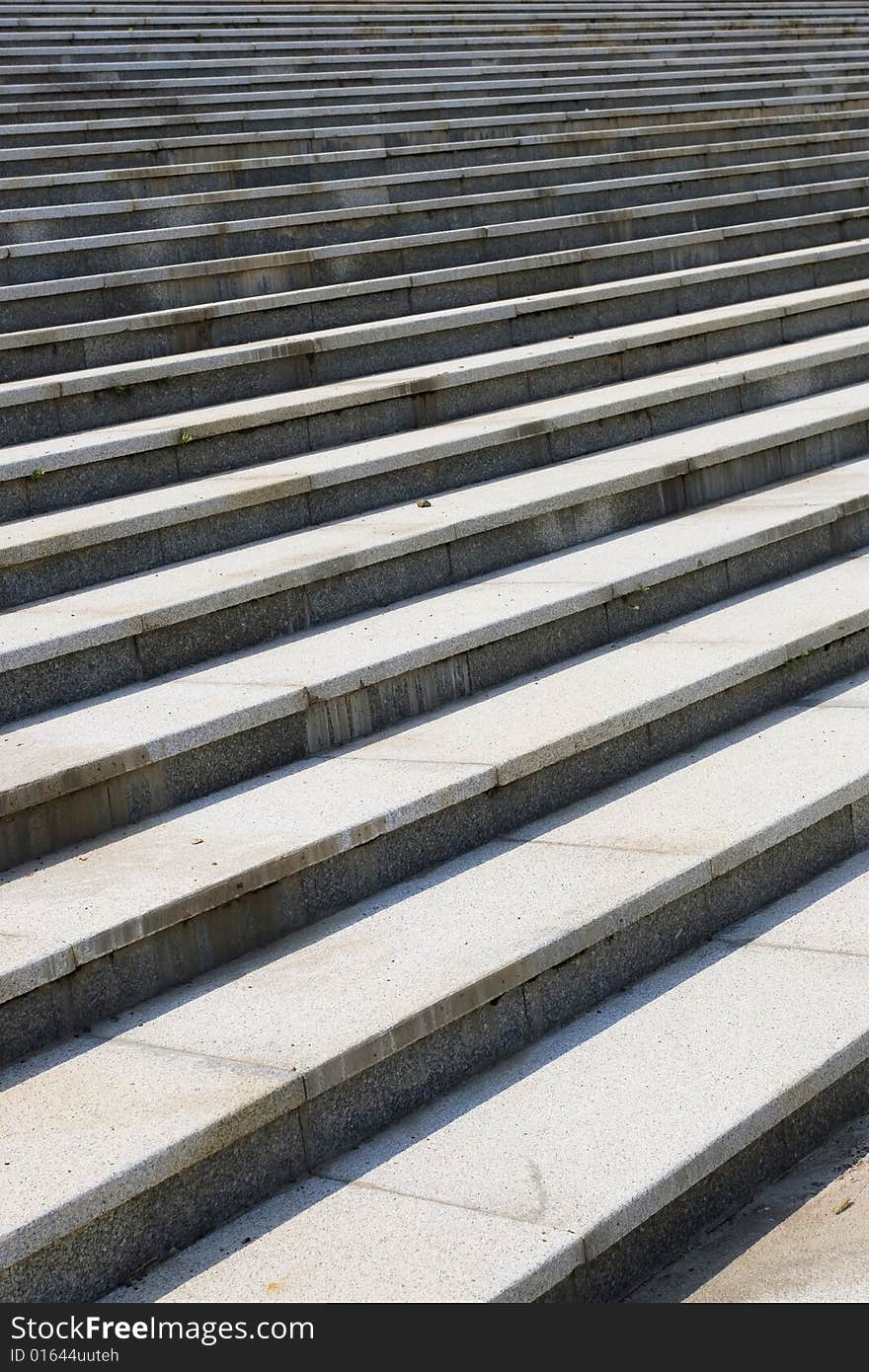 The stairs of a park in china