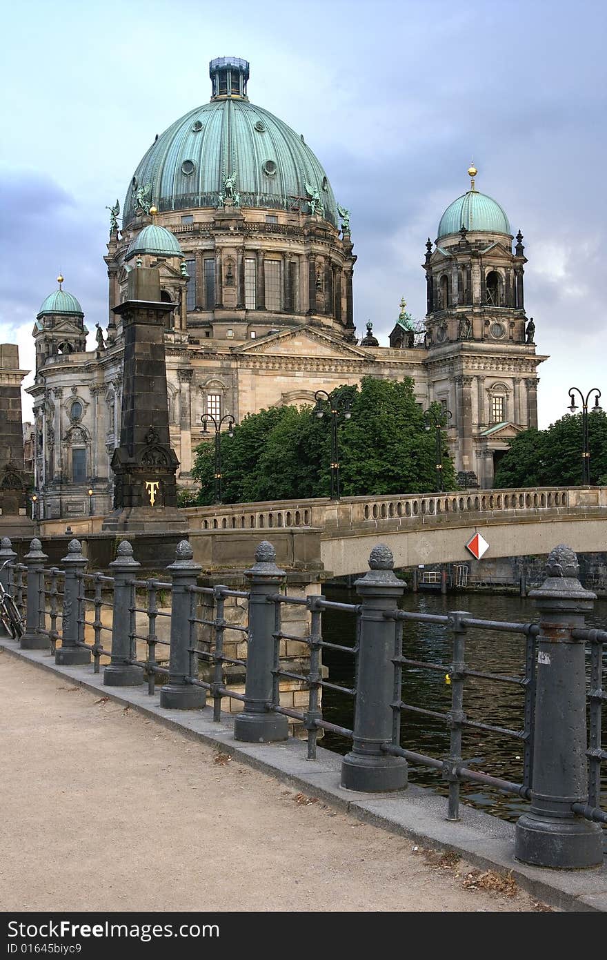 The Berlin Cathedrale at the River Spree