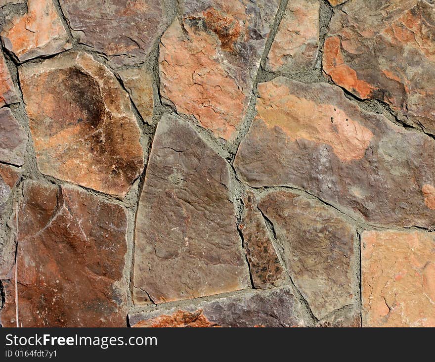 Fragment of stone wall -abstract background