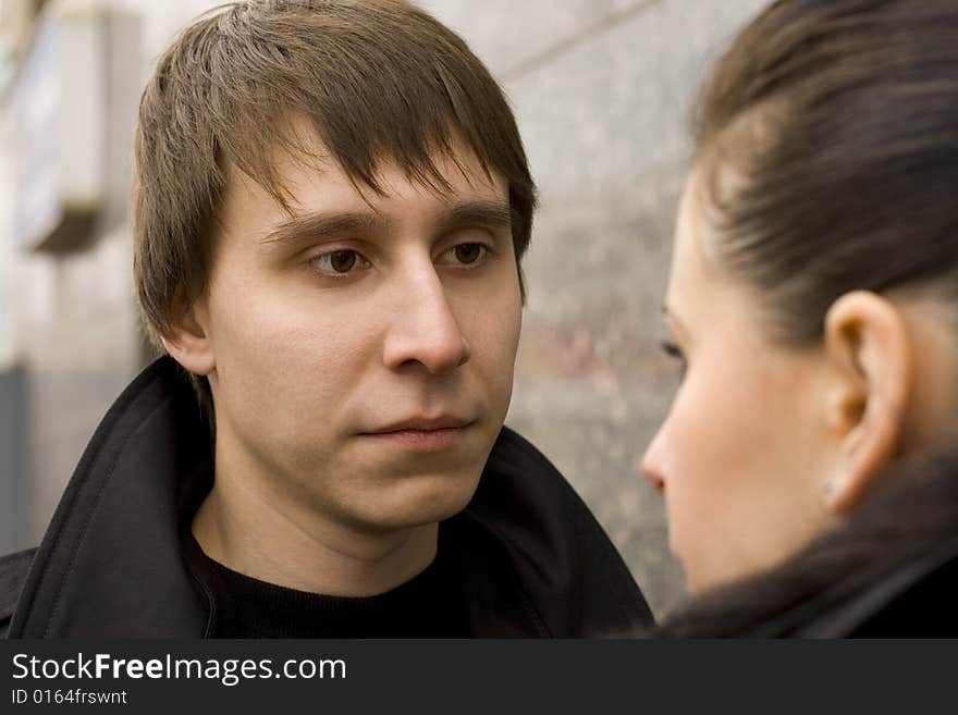 Portrait Of Vintage Style Couple