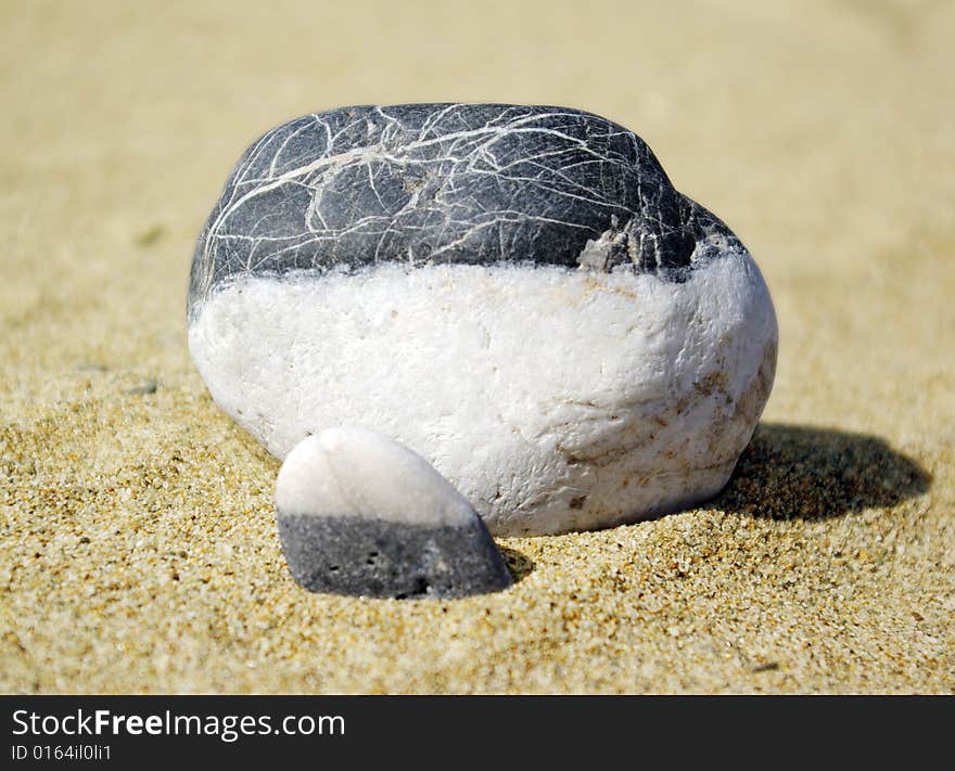 Stone on a beach