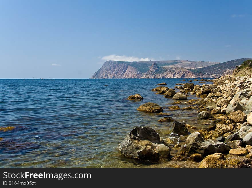 Rocky coastline