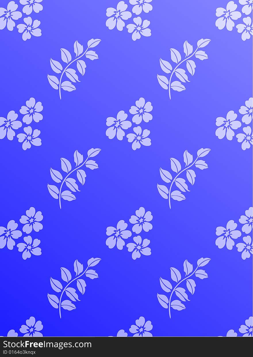 Abstract floral background. Vector illustration.