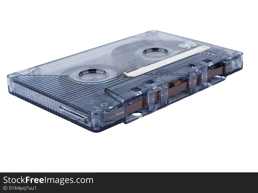 Transparent audio cassette