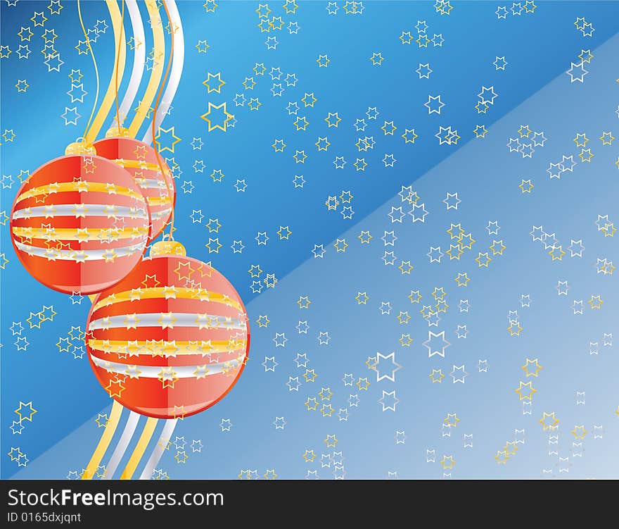 Shiny Christmas background vector illustration