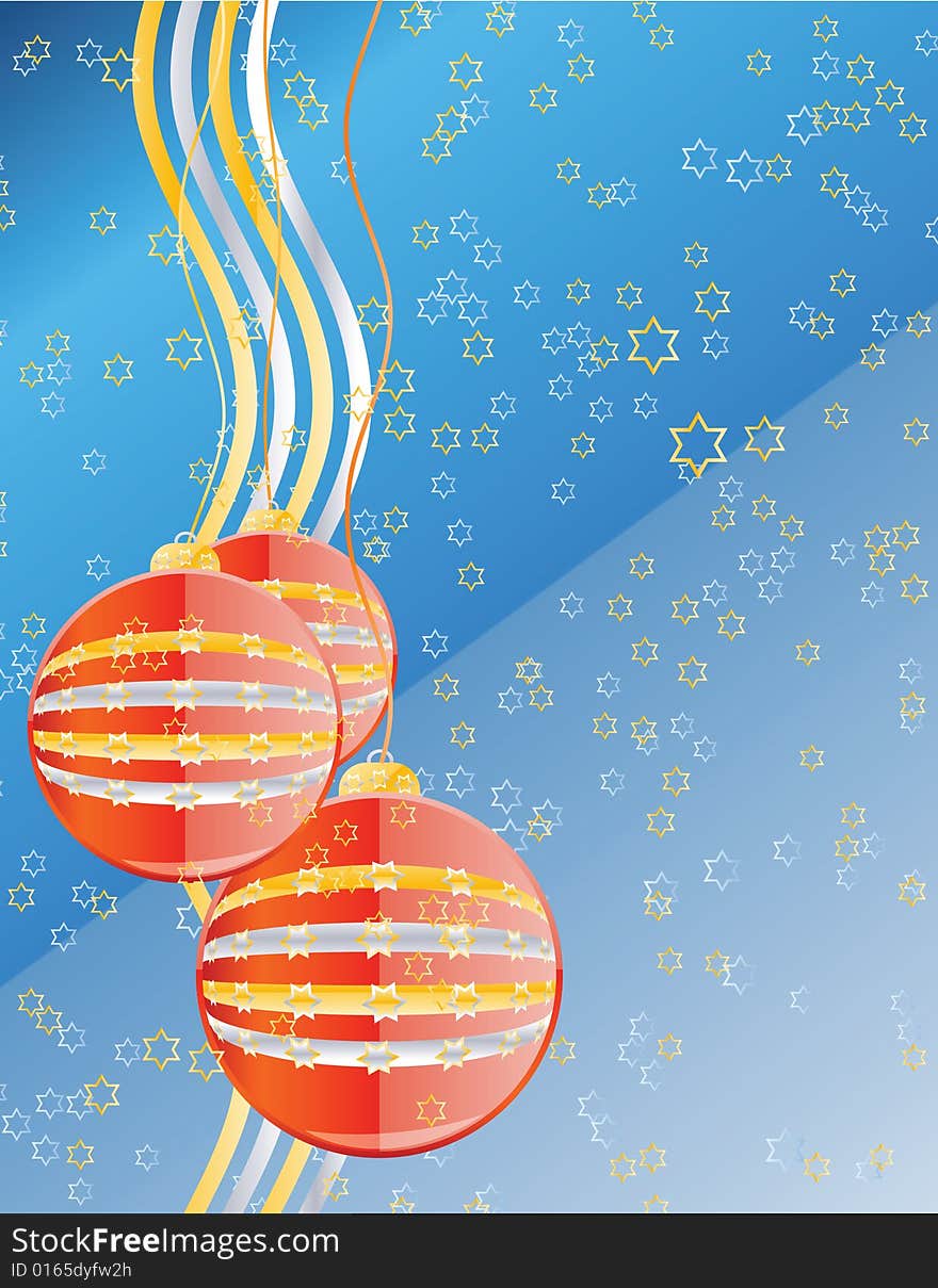 Shiny Christmas background vector illustration