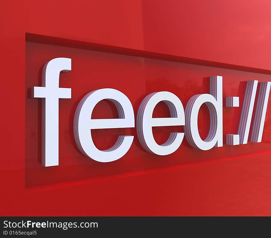 Feed protocol protocol concept image. Feed protocol protocol concept image