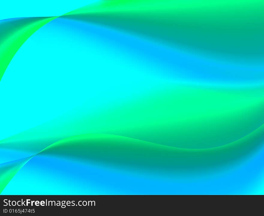 Abstract background with transparent waves