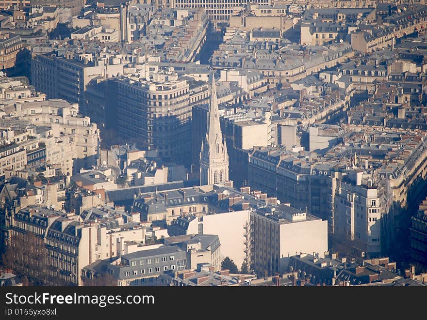 View from Eiffel tower