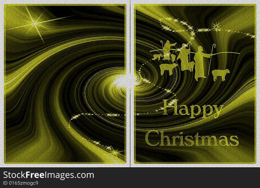 A background for cards with a Merry Chiristmas wish. A background for cards with a Merry Chiristmas wish