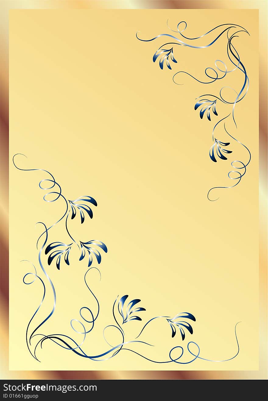 Floral patterns, vector