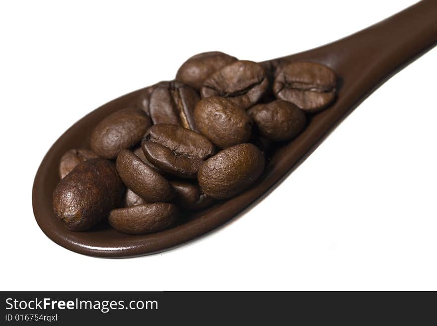 Spoon full of coffee