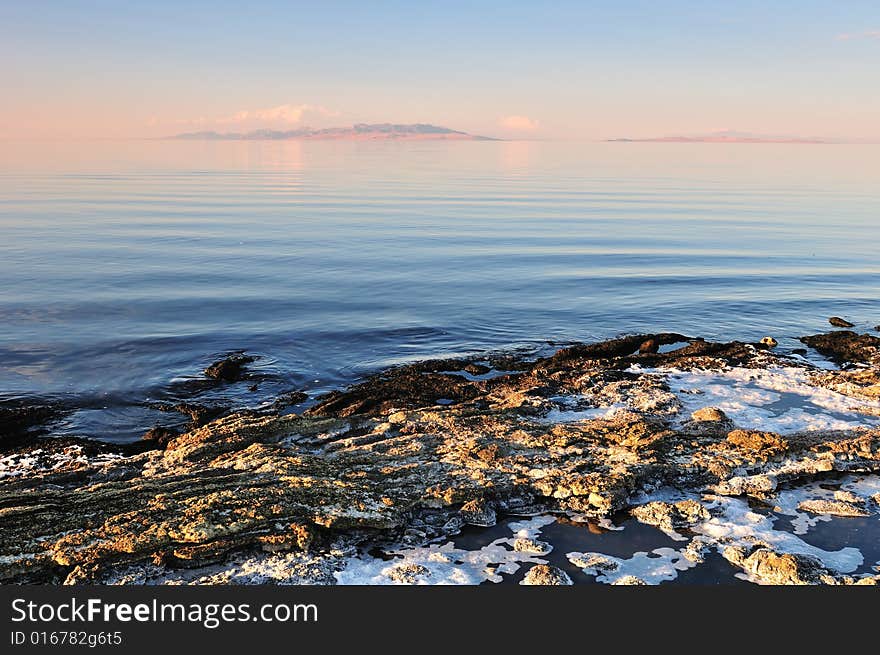 The Shore of the Great Salt Lake