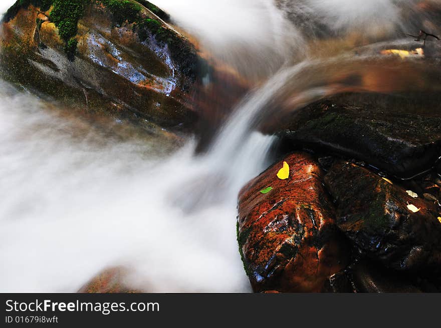 Little Creek at the Big Cottonwood Canyon. Little Creek at the Big Cottonwood Canyon