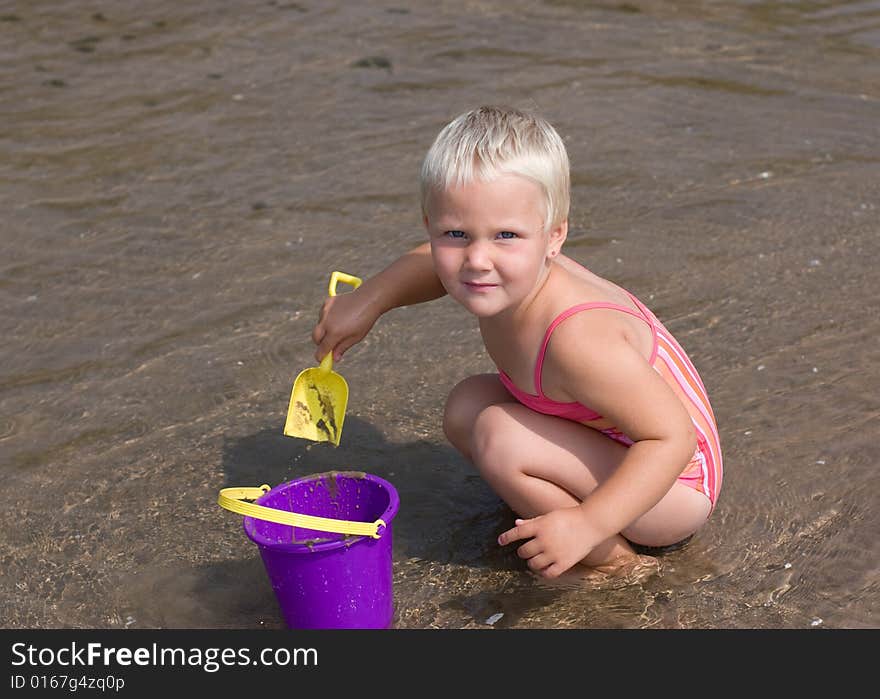 Girl At The Beach