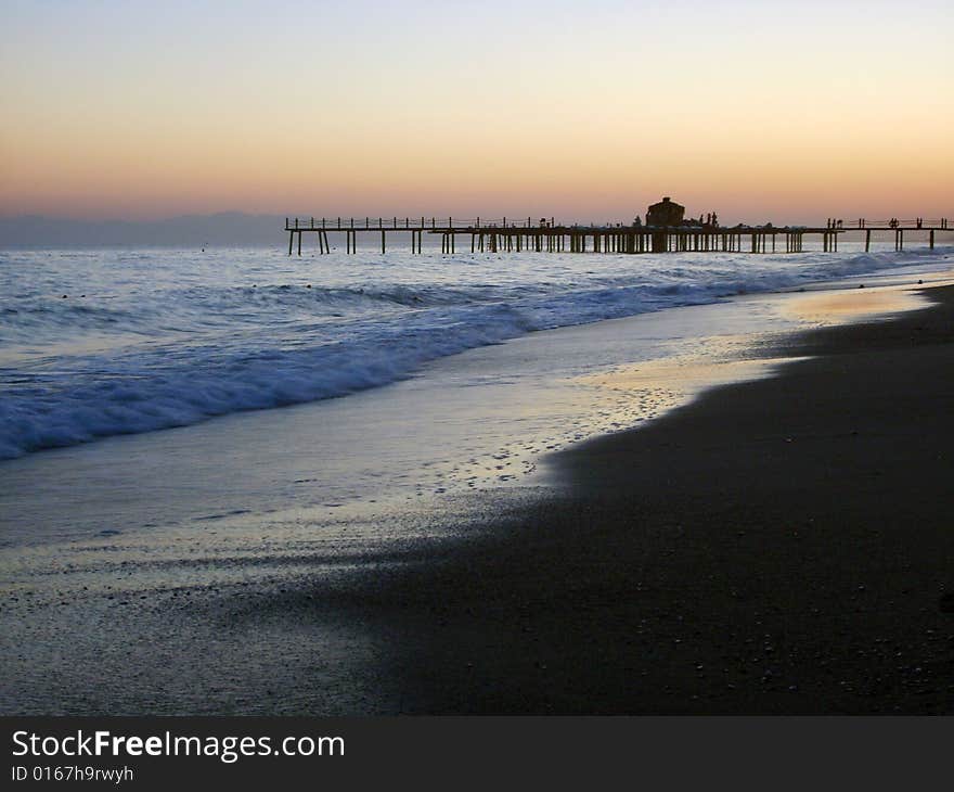 Seashore In The Evening