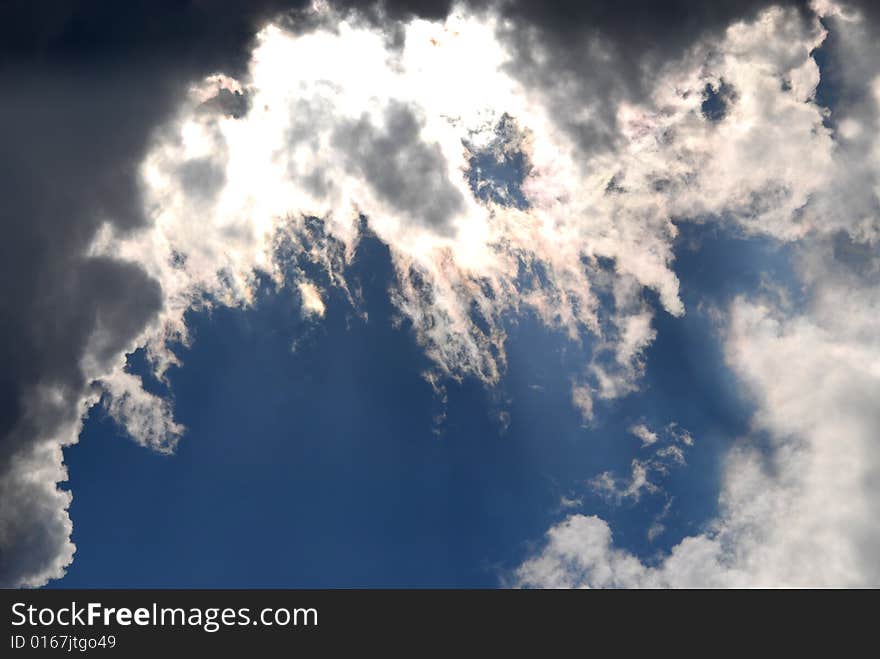 Cloudy And Blue Sky