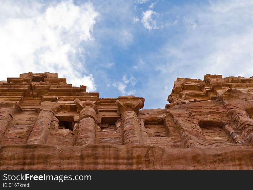 Some ruins in Petra, Jordan. Some ruins in Petra, Jordan.