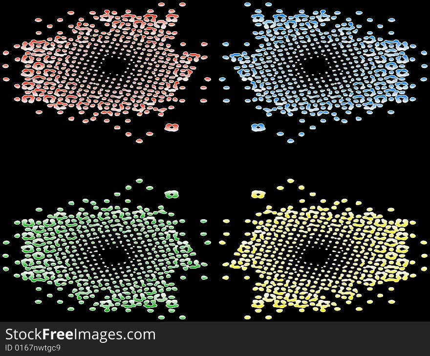 Illustration of halftone background, colors. Illustration of halftone background, colors