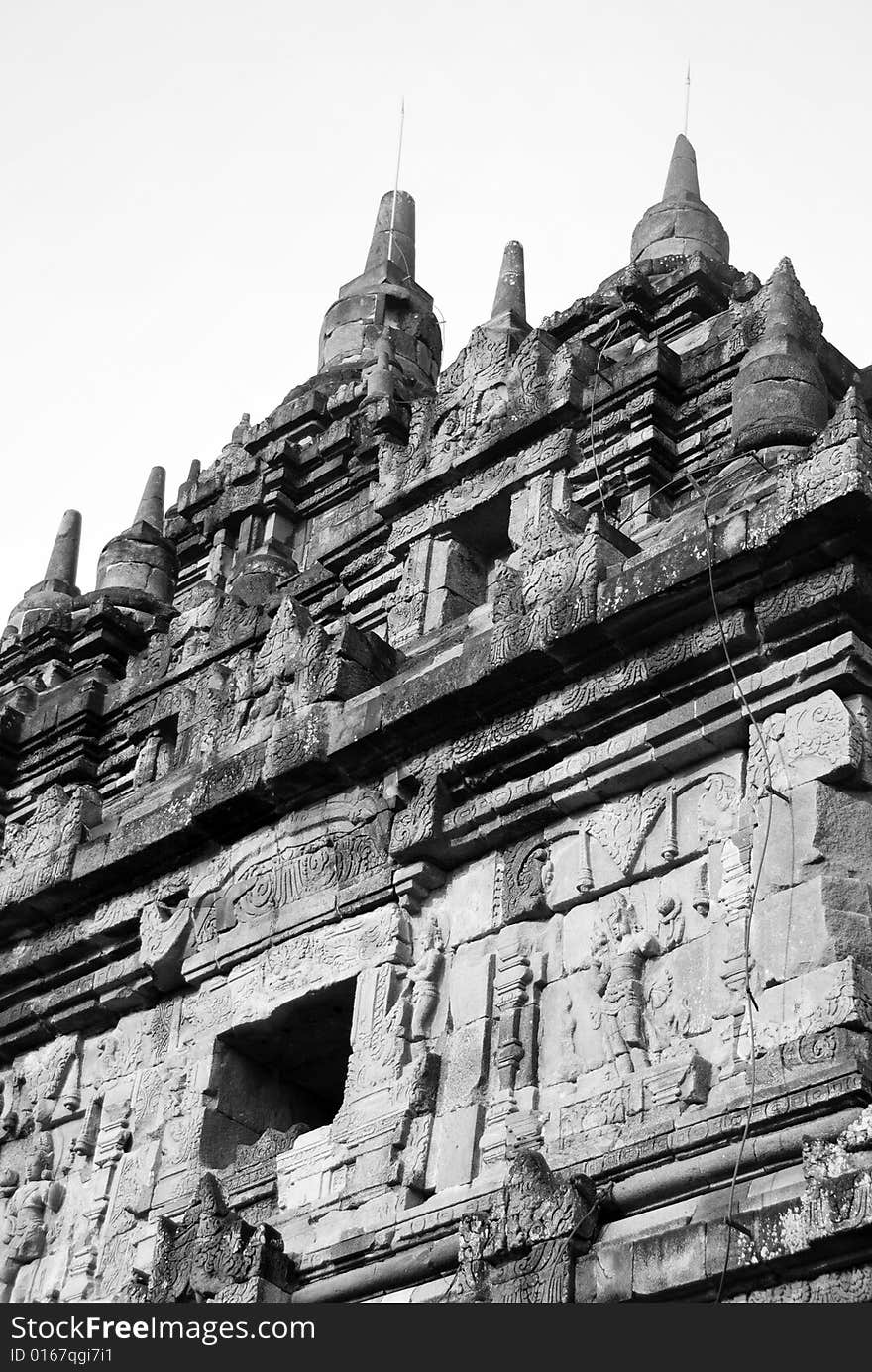 Plaosan Temple, located near Prambanan Temple on Yogyakarta, Indonesia. Plaosan Temple, located near Prambanan Temple on Yogyakarta, Indonesia