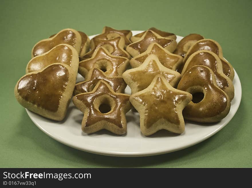 Plate Of Christmas Cookies