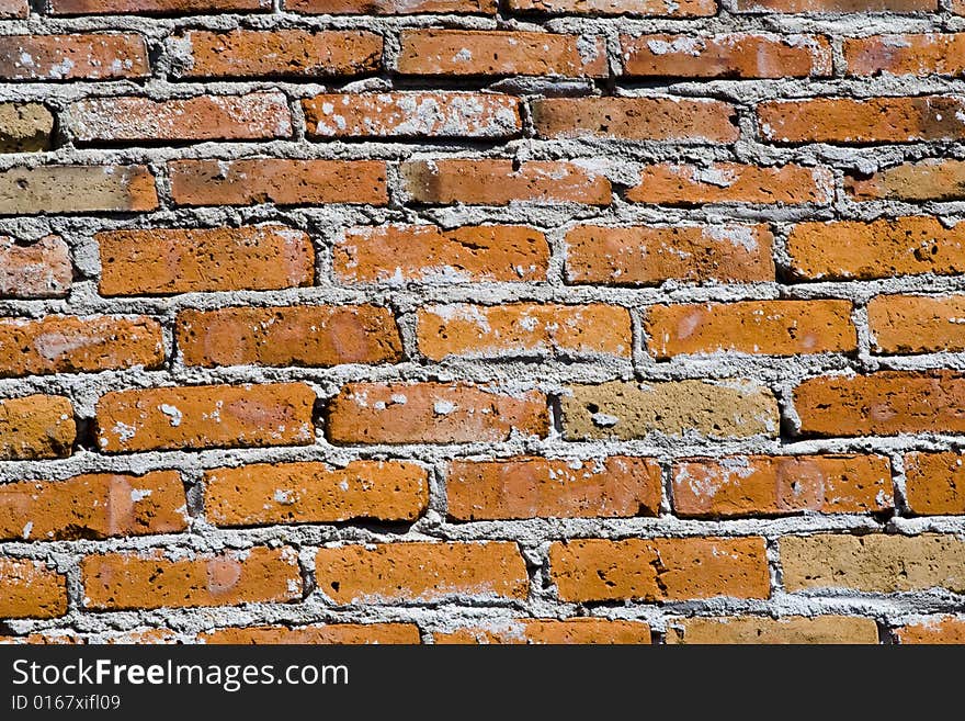 Brick wall, texture and background