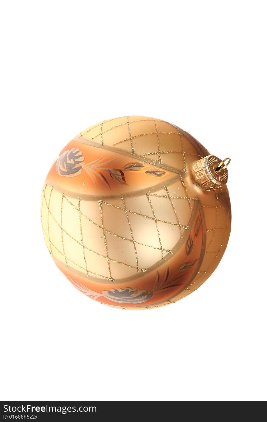 Gold Christmas bauble