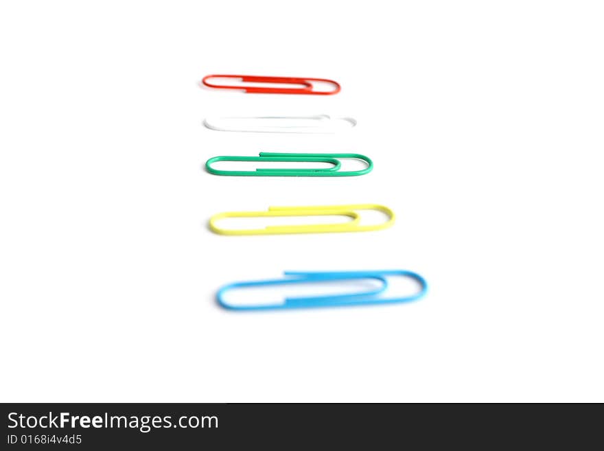 Isolated paper clips