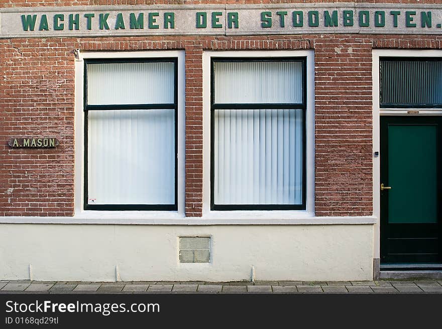 House in culemborg with text