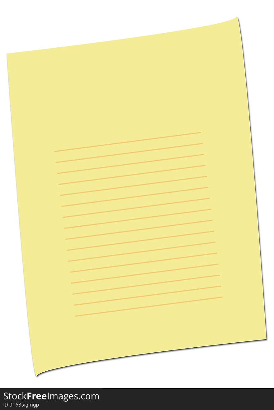 Yellow page, waiting for your messages, text, notes. Yellow page, waiting for your messages, text, notes....