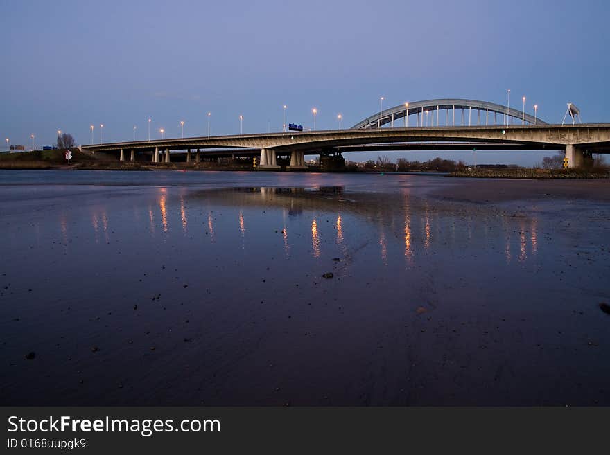 Bridge over the river lek