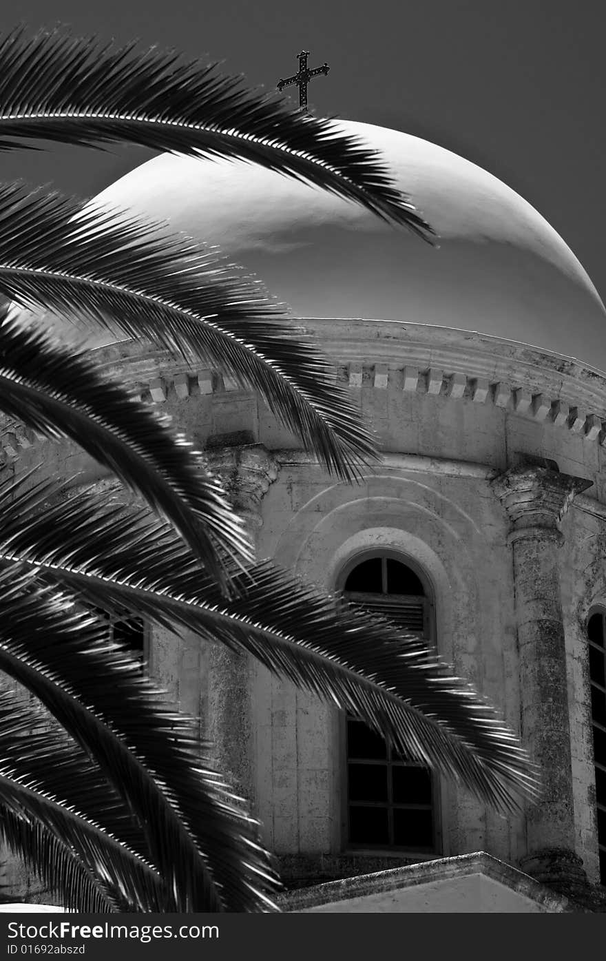 Church in Agia-Triada monastery, Crete. Church in Agia-Triada monastery, Crete