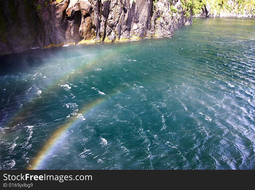 rainbows Milford Sound