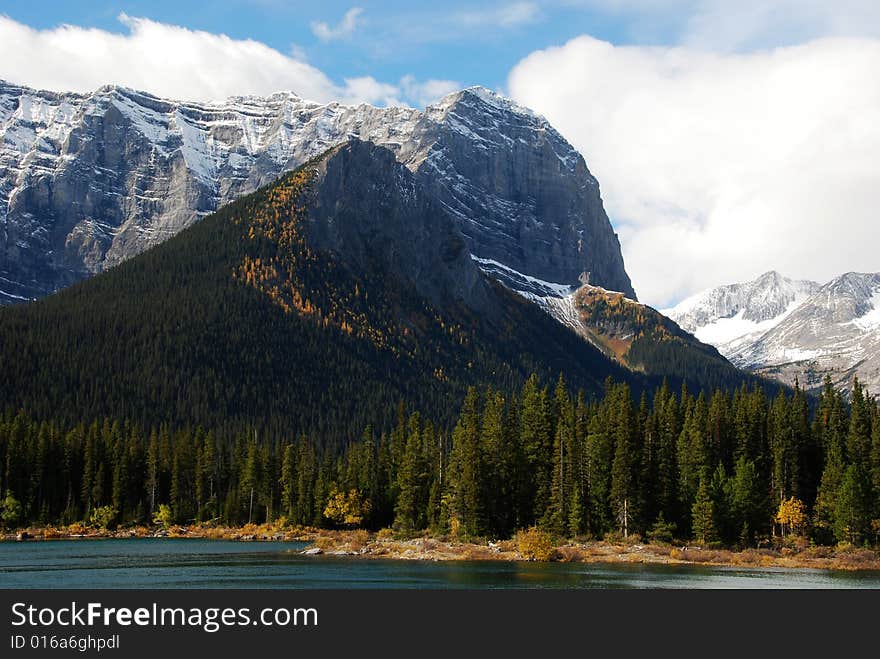 Upper Lake at Kananaskis Country Alberta Canada