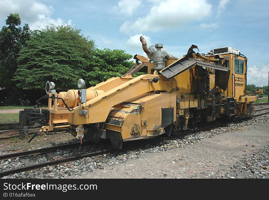 Head special train. Taken in Thailand.