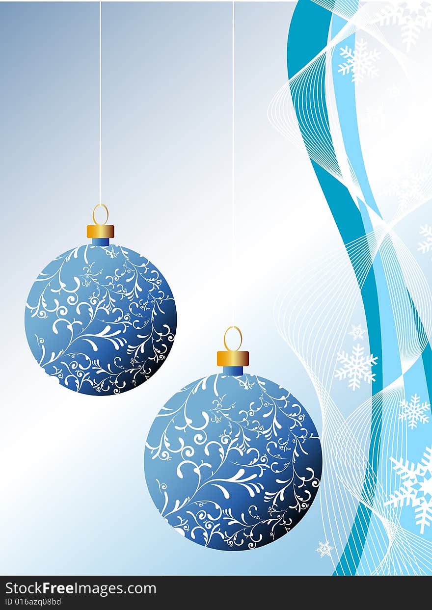 Christmas Background fully editable vector illustration