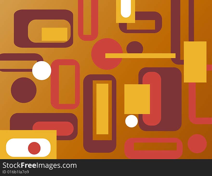 Colorful retro background vector illustration