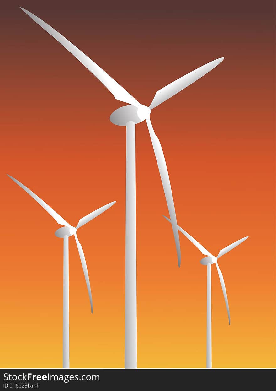 Wind power plants