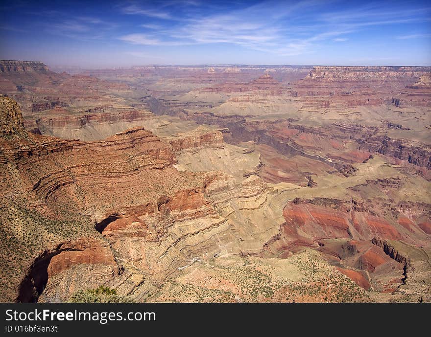 View of Grand Canyon from the South rim