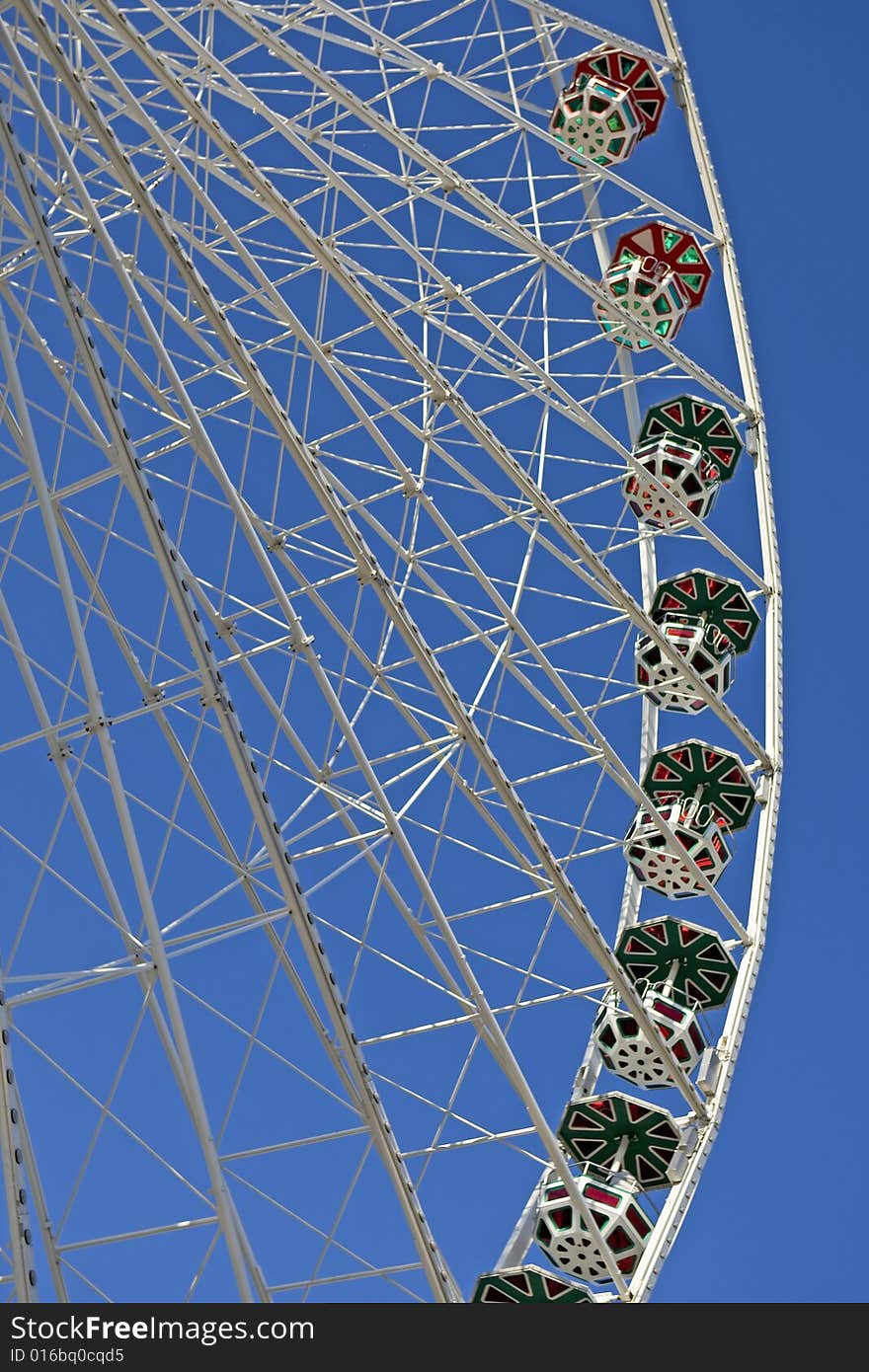 Ferris Wheel At The Fairground