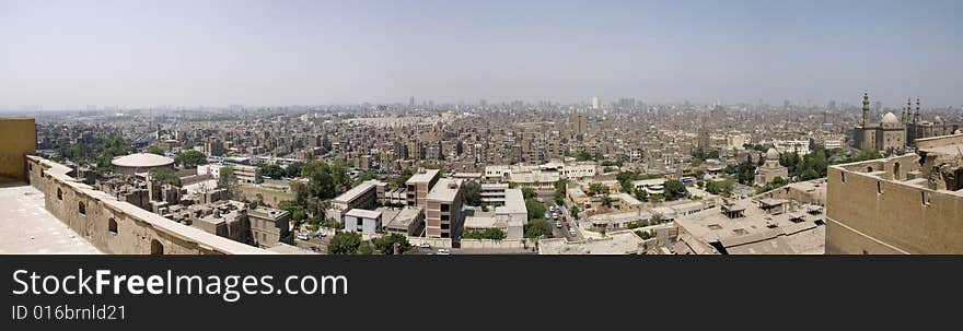 Panorama of Cairo, the capital of Egypt. Panorama of Cairo, the capital of Egypt