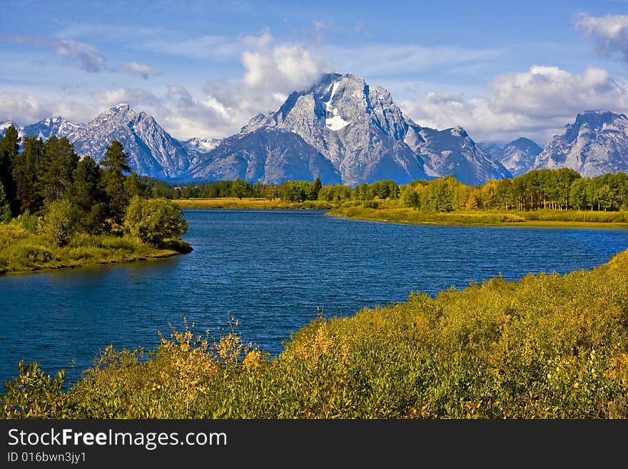 Oxbow Bend in Grand Teton National Park