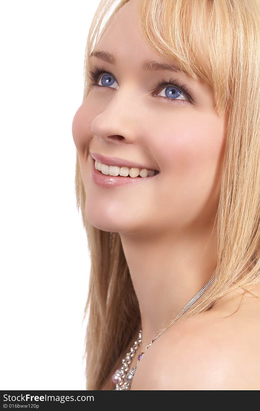 Portrait Of Beautiful Blonde Woman